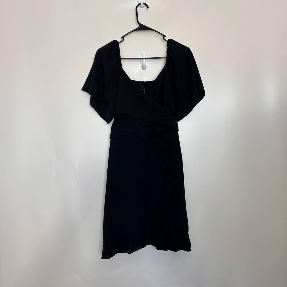 Dokotoo Black Wrap Dress | NWT | Size M